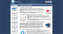 Desktop Screenshot of pcmasters.nl