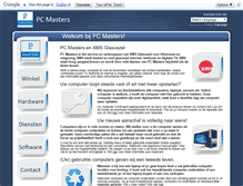 Tablet Screenshot of pcmasters.nl